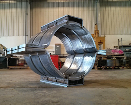 Large pipe bases manufactured here